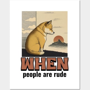 When people are rude... Posters and Art